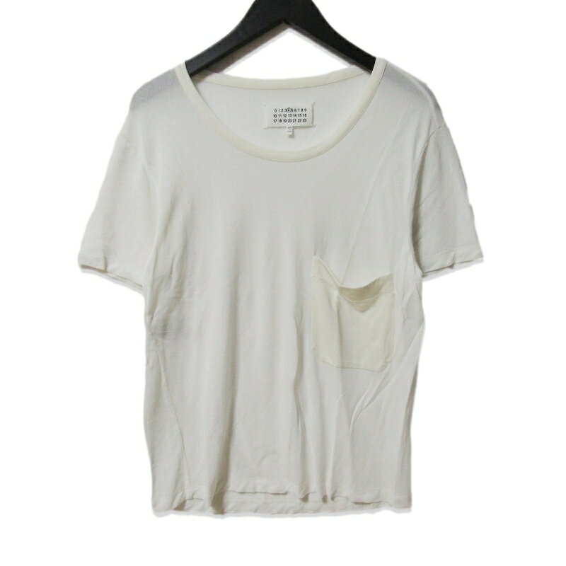 樂天商城 - 【中古】Maison Margiela メゾンマルジェラ 半袖Tシャツ S51GC0340 S22447 クルーネック イタリア製 レディース ホワイト 白 Sレディース27112778