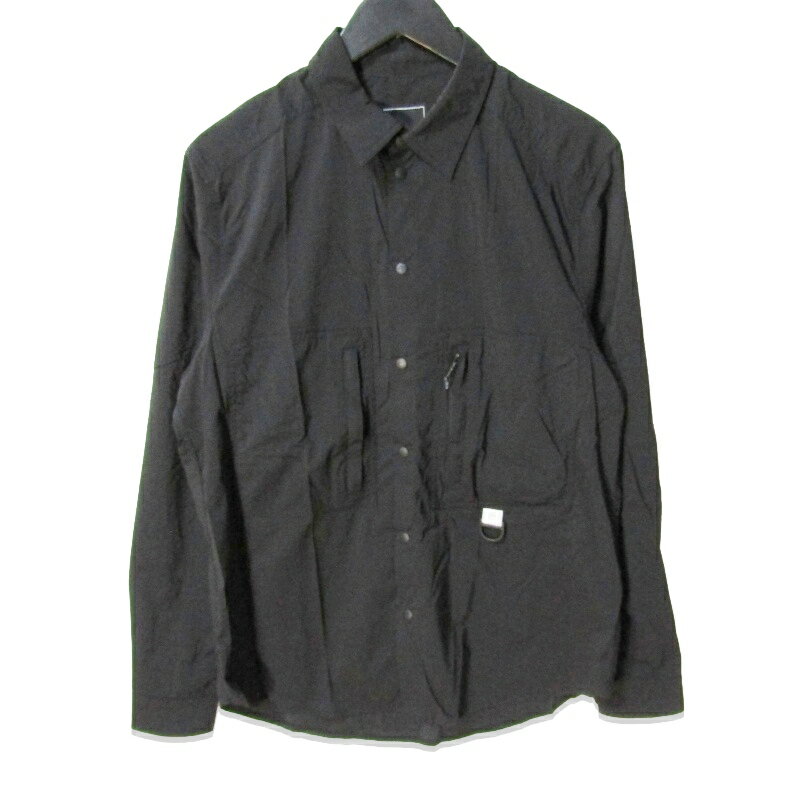 樂天商城 - 【中古】CAYL ケイル 長袖シャツ Stretch Nylon Hiker Shirts ナイロン 撥水 スナップボタン ブラック 黒 Sメンズ 27112866