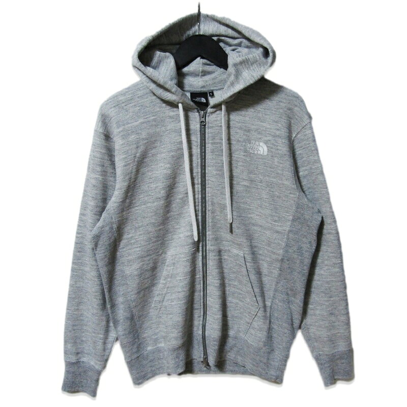 樂天商城 - 【中古】THE NORTH FACE ノースフェイス スクエアロゴフルジップパーカー NT12335 SQARE LOGO FULLZIP ミックスグレー Sメンズ 27112905