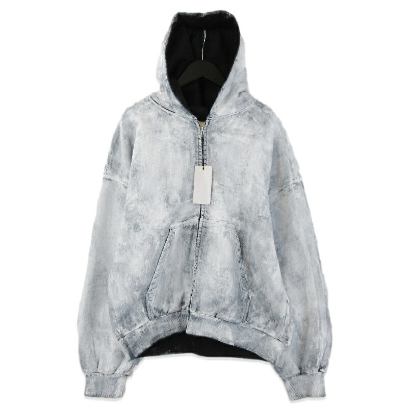 樂天商城 - 【中古】未使用 refomed リフォメッド PLASTERER HOODIE RECU-052 コーティング ジップパーカー 加工 OFF WHITE 3メンズ 71015188