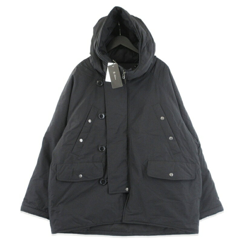 乐天商城 - 【中古】未使用 UPSCAPE AUDIENCE アップスケープオーディエンス 中綿ジャケット AUD7352 綿ナイロン 高密度ポプリン ブラック 黒 M Sorona?Du-pont 中綿 N3B ジャケット メンズ 70017523