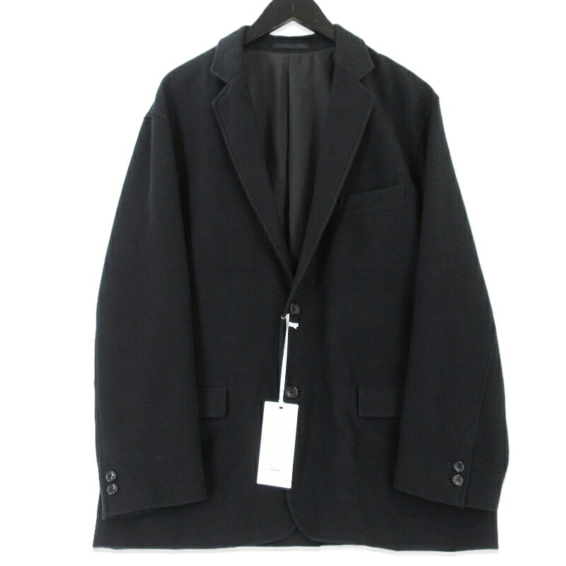 樂天商城 - 【中古】未使用 Graphpaper グラフペーパー Supima Moleskin Jacket GM243-20320B テーラードジャケット モールスキン ブラック 黒 2 メンズ 99000476