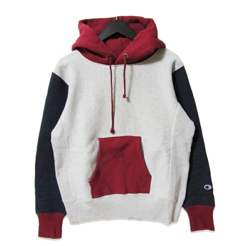 Rakuten - 【中古】Champion チャンピオン プルオーバーパーカー C3-Q115 リバースウィーブ 11.5oz 青タグ トレーナー グレー Mメンズ 27112926