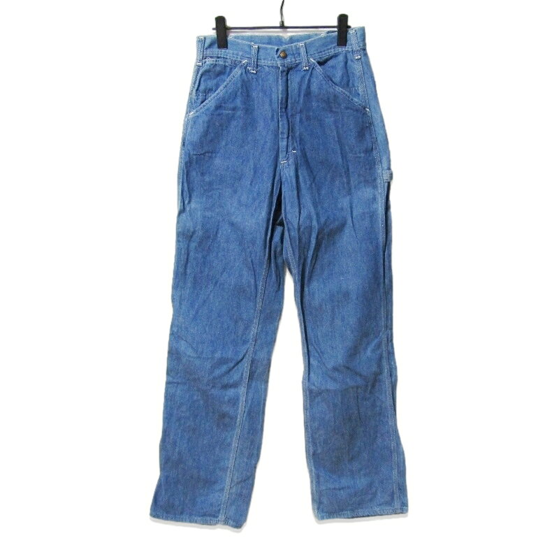 【中古】LEE リー デニムパンツ ペインター 056-3349 70〜80s ジップフライ 42TALON USA製 インディゴメンズ 27112956