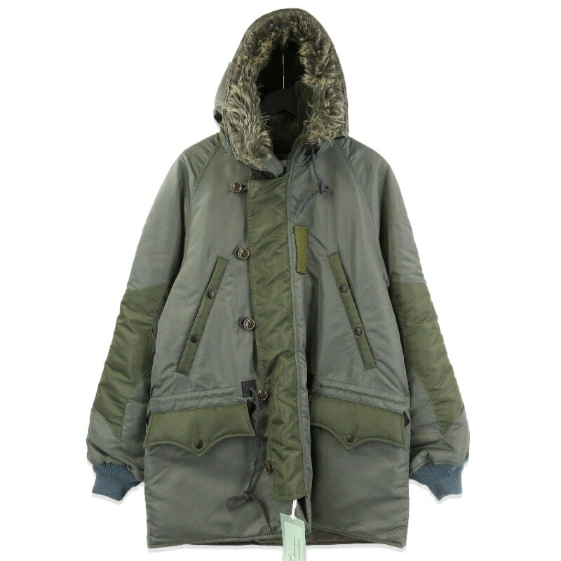Rakuten - 【中古】未使用 AZUMA アズマ WESTERN N-3A FLIGHT JACKET 25AH-CO-01 フライトジャケット ミリタリージャケット カーキ 0メンズ 71015196