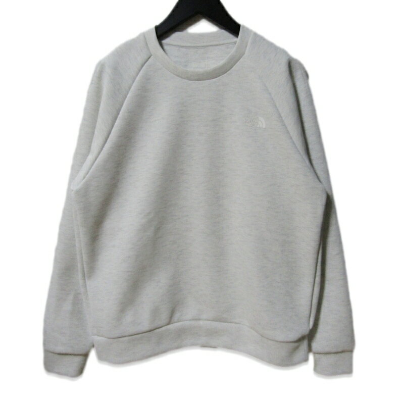 樂天商城 - 【中古】美品 THE NORTH FACE ノースフェイス テックエアースウェットクルー NT62584 Tech Air Sweat Crew ホワイトミックスグレー Lクルーネックスウェット ポリエステルメンズ 27112977