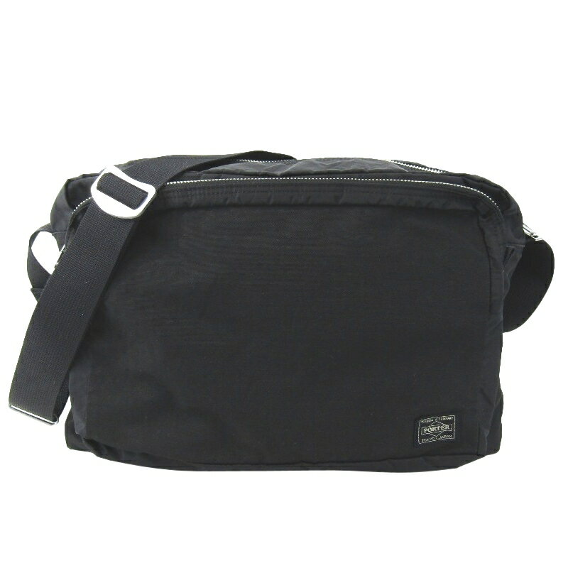 樂天商城 - 【中古】PORTER ポーター ショルダーバッグ テラ 658-05421 TERRA SHOULDER BAG(L) 日本製 吉田カバン リップストップ ブラック 黒 ダック バッグ 鞄 61004980