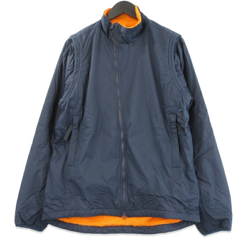 樂天商城 - 【中古】未使用 山と道 ヤマトミチ Light Alpha Vest/Jacket UNISEX ライトアルファベスト ジャケット デタッチャブル 2WAY Navy M メンズ 70017561