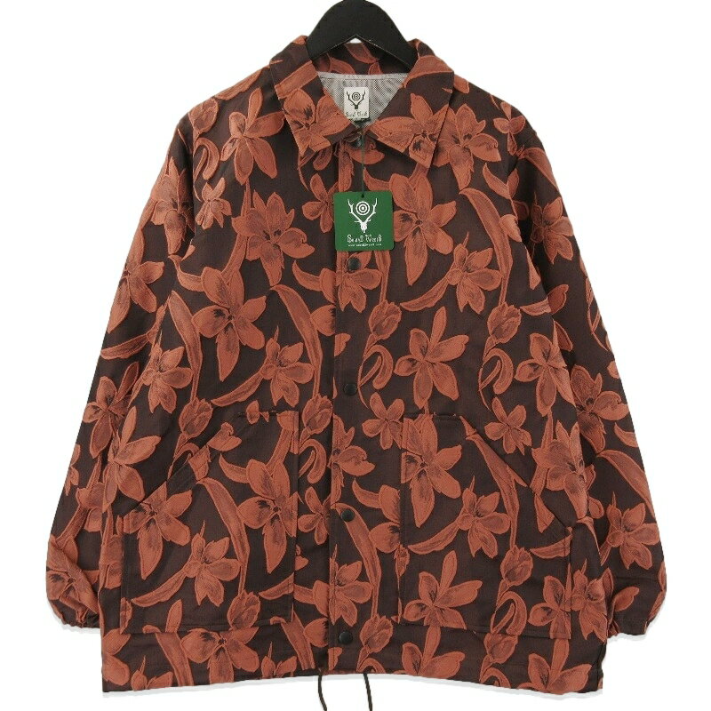 樂天商城 - 【中古】未使用 South2 West8 サウスツーウエストエイト コーチジャケット MR733 Coach Jacket PE/N/PU Botanical Jq 日本製 Old Rose Sメンズ 71015234