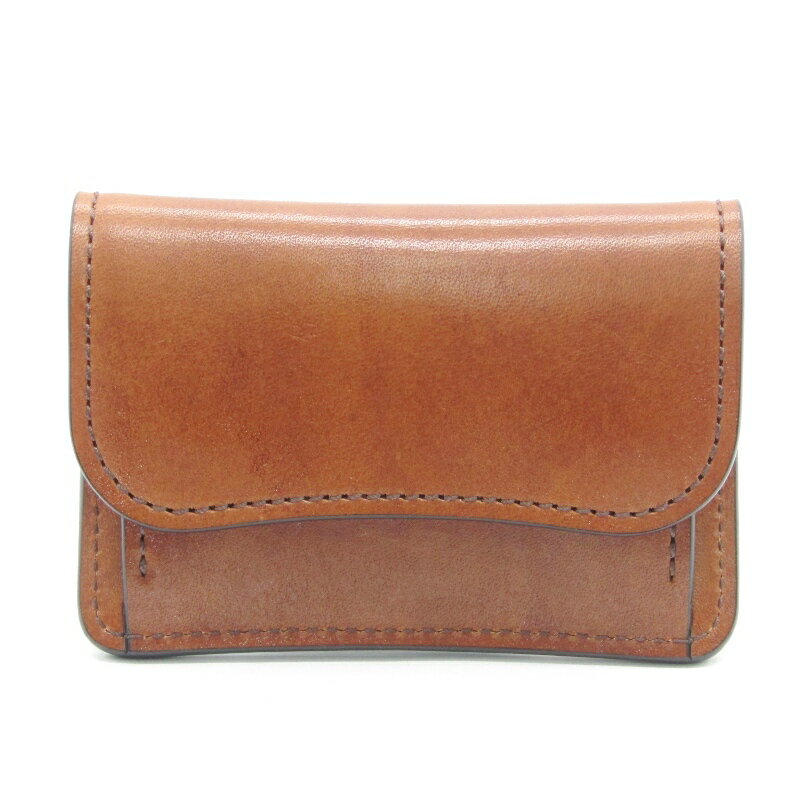 【中古】美品 WILDSWANS ワイルドスワンズ 小銭入れ フルグレインブライドル TONGUE タング コインケース ベイカー社 ダークステイン レザー 80007327