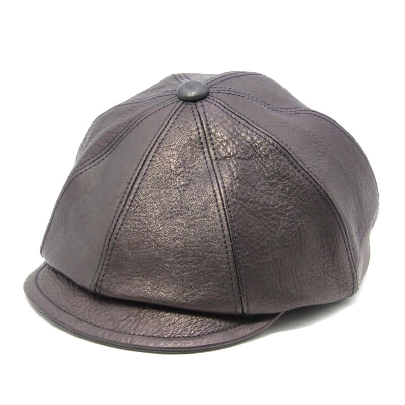 樂天商城 - 【中古】美品 TENJIN WORKS 天神ワークス キャスケット レザー キャップ M ダークブラウン 帽子 30013322