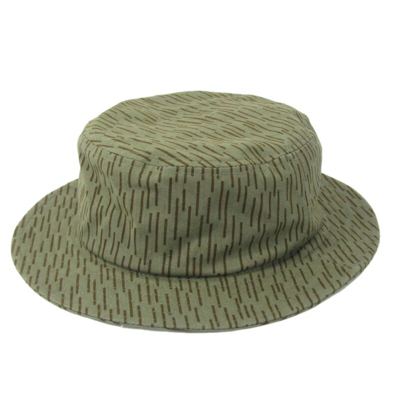 樂天商城 - 【中古】未使用 KUON クオン バケットハット Military Tent Bucket Hat 254CP012900 柄 ミリタリー テント 日本製 オリーブ 帽子 30013324