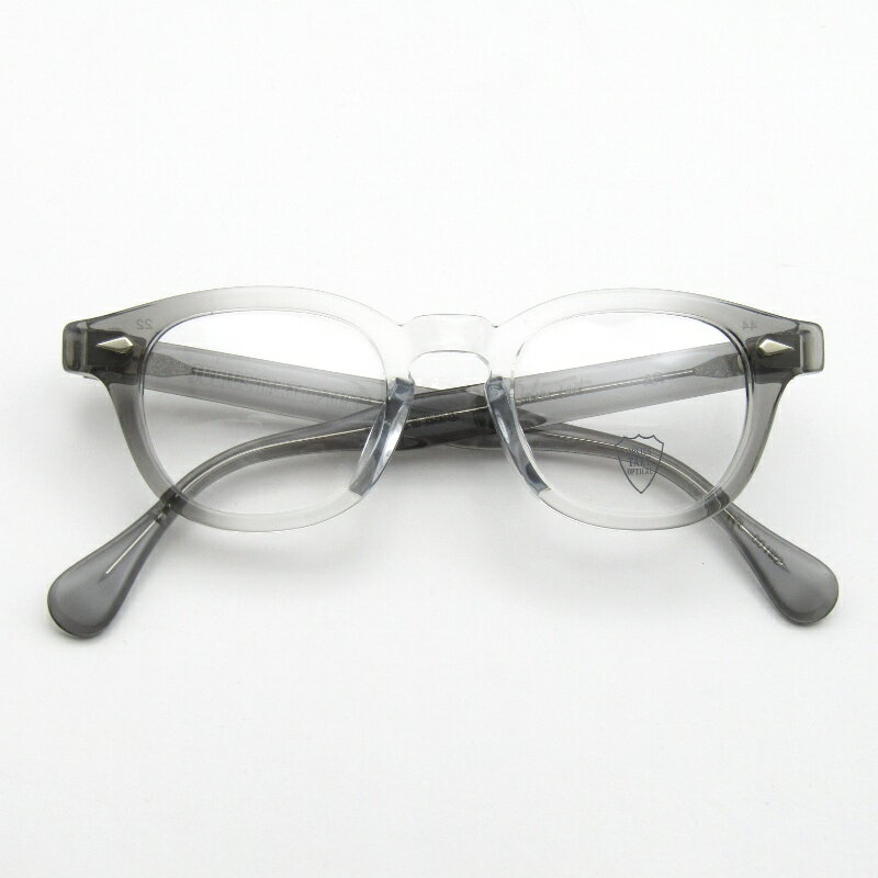 【中古】未使用 JULIUS TART OPTICAL ジュリアスタートオプティカル メガネフレーム AR 44-22 PL-001W2 日本製 エーアール Grey Shadowボスリントン ボストン/ウェリントン アーネル復刻 メガネ 眼鏡 サングラス 65010003
