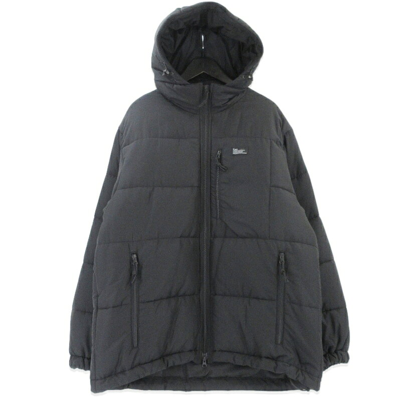樂天商城 - 【中古】F.A.T. エフエーティー DAFOVER F32510-JK01 FAT 中綿ジャケット フード ブラック 黒 L メンズ 99000501
