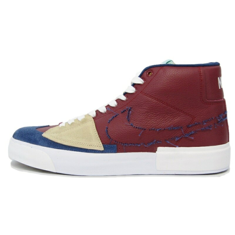 樂天商城 - 【中古】未使用 NIKE ナイキ 30cm SB ZOOM BLAZER MID EDGE DA2189-600 チームレッド ズーム ブレーザー ミッド エッジ TEAM RED LIGHT DEW SUMMIT WHITE NAVY スケートボーディング スニーカー 35005362