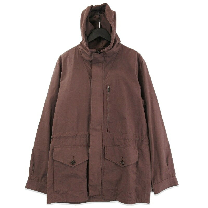 樂天商城 - 【中古】AUBERGE × Brilla per il gusto オーベルジュ フーデットパーカ 別注 ダブルジップ 復刻 ヴィンテージ加工 日本製 ボルドー 40メンズ 71015246