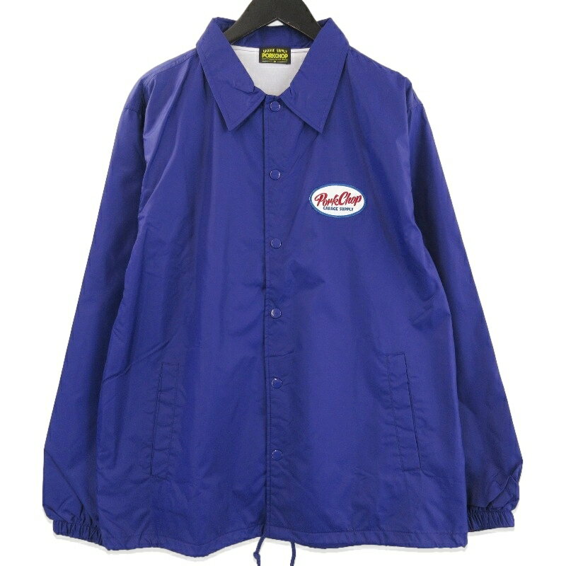 樂天商城 - 【中古】未使用 PORKCHOP GARAGE SUPPLY ポークチョップ BOMB COACH JACKET 25AW ナイロン コーチジャケット プリント パープル Mメンズ 71015256
