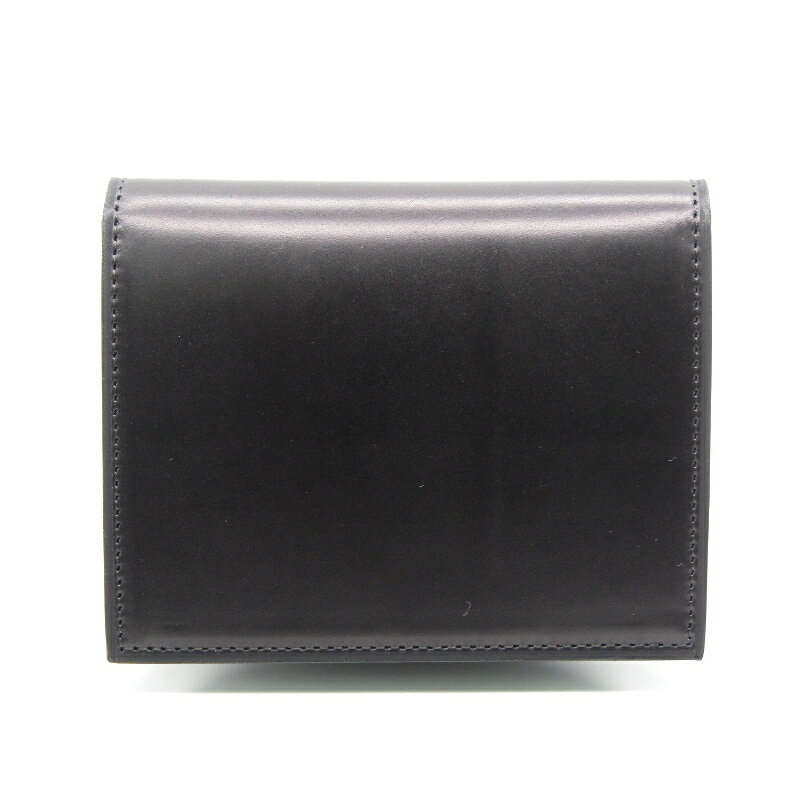 樂天商城 - 【中古】美品 Lemma レンマ マネークリップ財布 コードバン Marisco コンパクト ミニ財布 マリスコ 二つ折り ブラック 黒 レザー 80007350