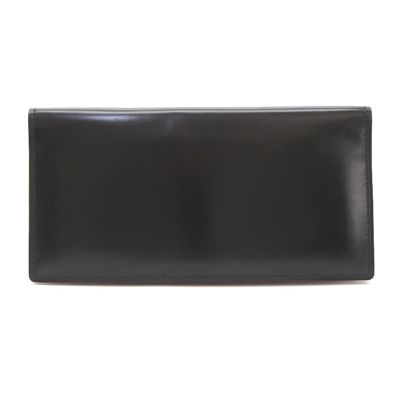 樂天商城 - 【中古】GANZO ガンゾ 長財布 CORDOVAN AUTHENTIC コードバン オーセンティック 札入れ 二つ折り 日本製 ブラック 黒 レザー 28012165