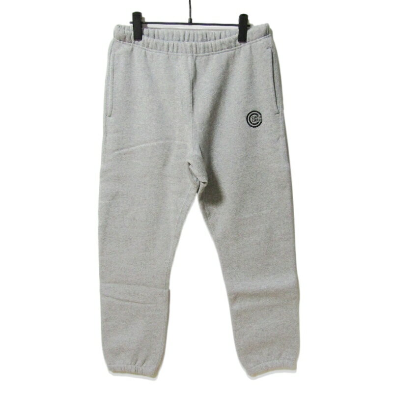 Rakuten - 【中古】CIRCLE CIRCLE サークルサークル ロゴ スウェットパンツ CC-BSWL-001 LOGO 15.50z SWEAT PANTS 裏起毛 グレー Lメンズ 27113105