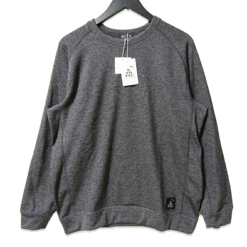 Rakuten - 【中古】未使用 STATIC スタティック Arousal Relax Crew 34205 アローサルリラックスクルー 長袖Tシャツ Black Mメンズ 27113142