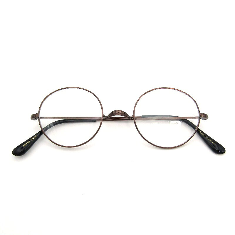 Rakuten - 【中古】未使用 OLIVER GOLDSMITH オリバーゴールドスミス メガネフレーム Oban 46 日本製 オーバン ラウンド Antique Copper一山ブリッジ メタル メガネ 眼鏡 サングラス 54000627