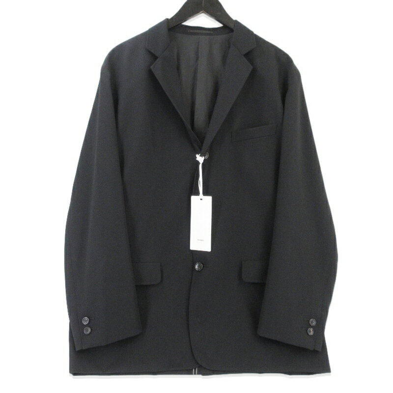 樂天商城 - 【中古】Graphpaper グラフペーパー テーラードジャケット GM203-20104B 20AW selvage wool Jacket 日本製 3Bジャケット ブラック 黒 1 メンズ 99000565