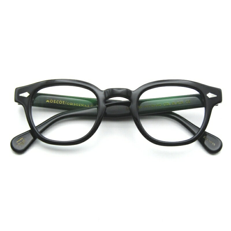 樂天商城 - 【中古】美品 MOSCOT モスコット メガネフレーム LEMTOSH 44 度入り 中国製 レムトッシュ ボスリントン ボストン/ウェリントン BLACK メガネ 眼鏡 サングラス 65010115