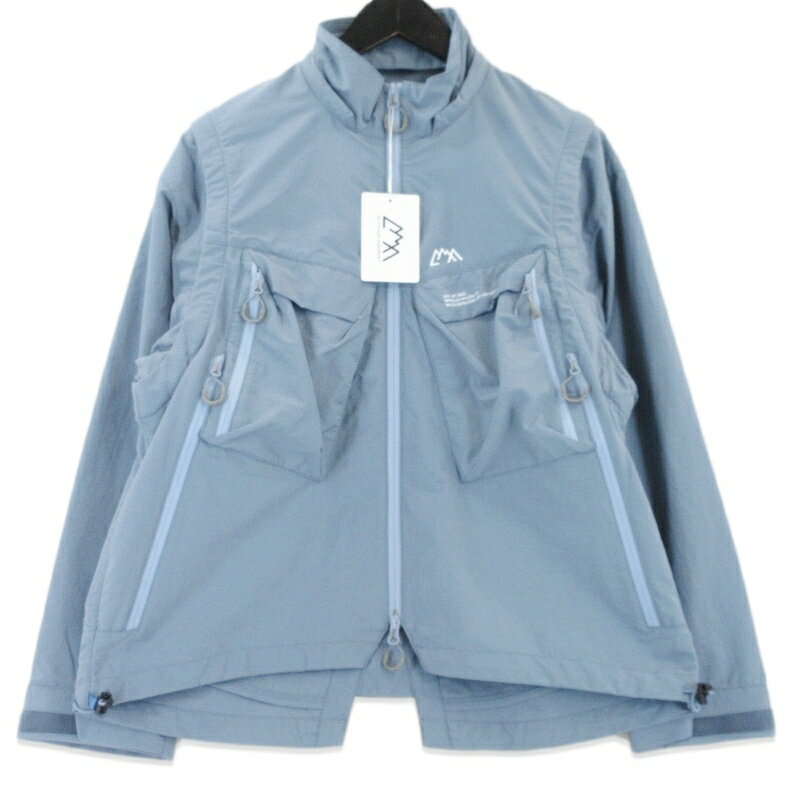樂天商城 - 【中古】未使用 CMF OUTDOOR GARMENT シーエムエフアウトドアガーメント LEAF JACKET MOD CMF2601-J07 アルファブルー S リーフジャケット ベスト 2WAY Attachable System メンズ 99000595