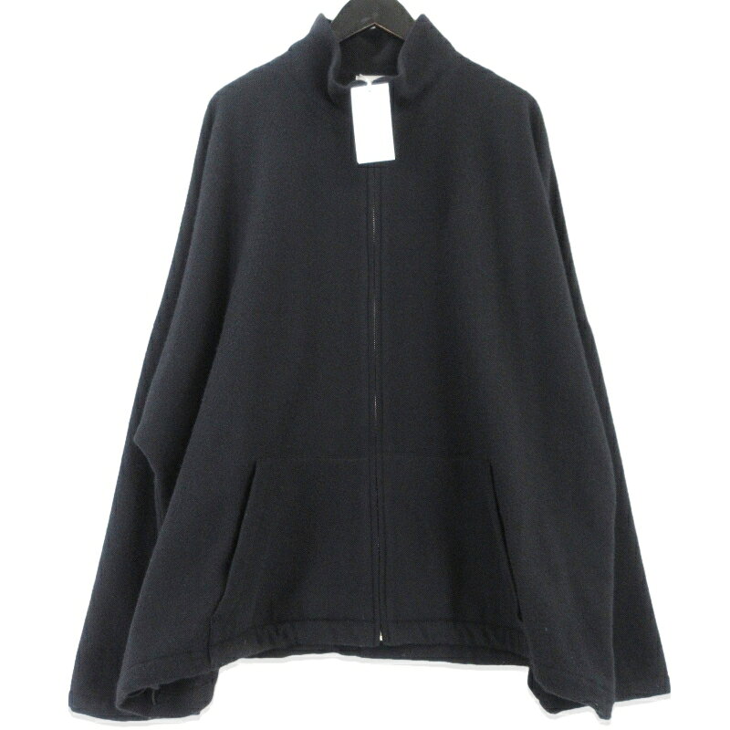 樂天商城 - 【中古】未使用 Blanc YM ブランワイエム CASHMERE ZIP JACKET BL-25ACZJ カシミヤ ウール ジップジャケット ブラック 黒 M メンズ 99000600