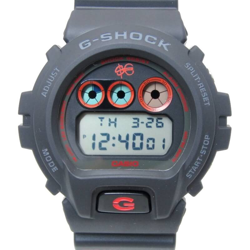 樂天商城 - 【中古】美品 CASIO G-SHOCK Gショック DW-6900X Sfera Ebbasta 本体のみ DW-6900SFE25-1 スフェラ エバスタ コラボ ブラック 黒 カシオ 腕時計 28012232