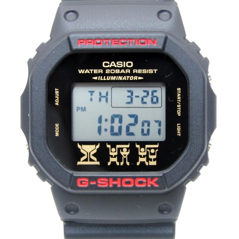 樂天商城 - 【中古】美品 CASIO G-SHOCK Gショック DW-5600X 仮面ライダークウガ 本体のみ 25周年 限定コラボ デジタル ブラック 黒 カシオ 腕時計 28012239