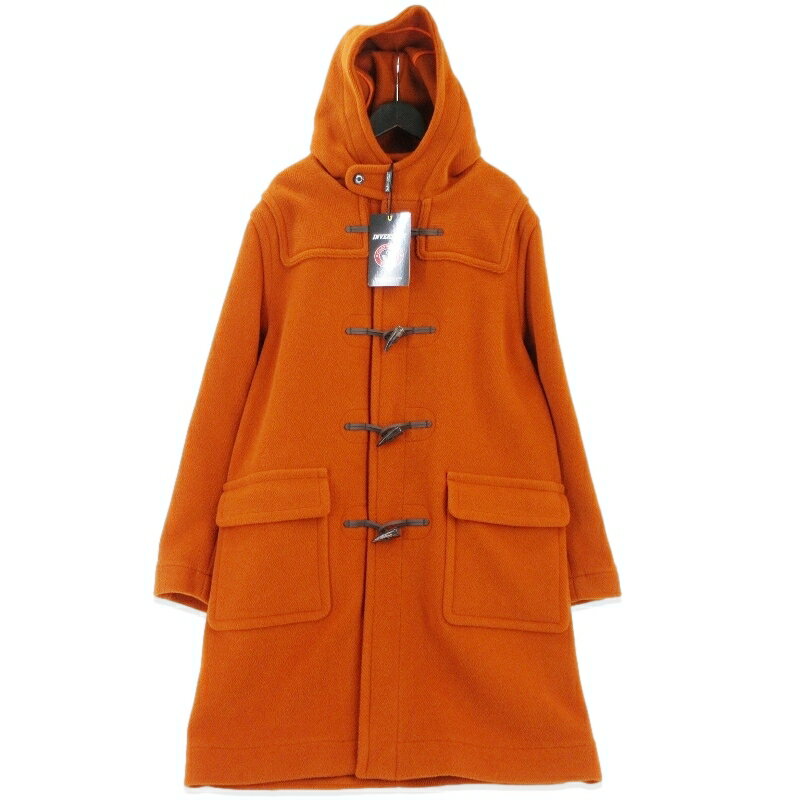 樂天商城 - 【中古】未使用 INVERTERE インバーティア ダッフルコート IV242JE25011 JoshuaEllisヘリンボーン LONG LENGTH DUFFLE COAT オレンジ 42 ロングレングス イギリス製 ジョシュアエリス メンズ 99000612