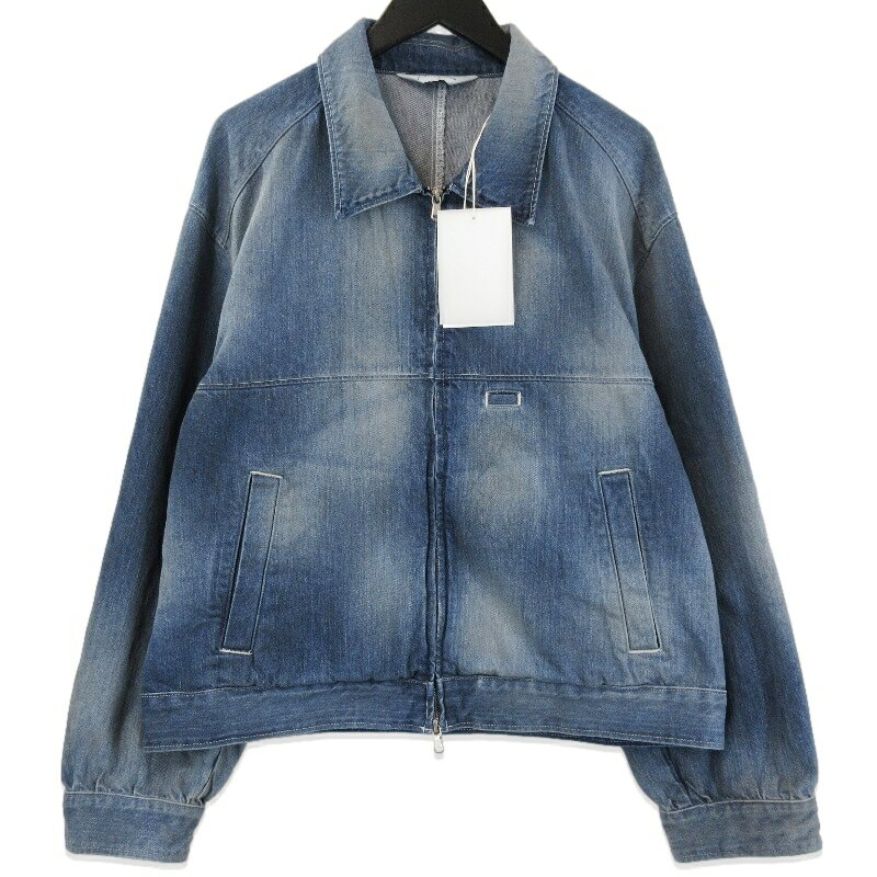 樂天商城 - 【中古】未使用 ANCELLM アンセルム DENIM ZIPUP JACKET ANC-JK78 デニムジップジャケット フェード インディゴ 1メンズ 71015331