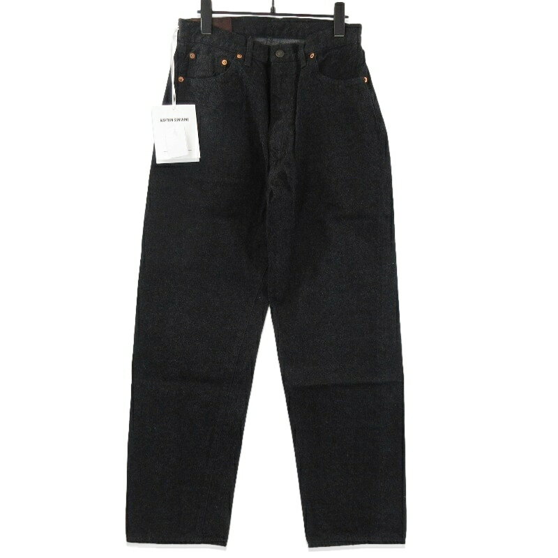 樂天商城 - 【中古】未使用 KAPTAIN SUNSHINE キャプテンサンシャイン デニムパンツ 5P Zipper Front Denim Pants KSBS101DZ BLACK ONEWASH 285ポケット ジップフライ セルビッチ 右綾メンズ 71015341