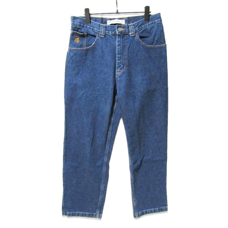POLAR SKATE CO. ポーラースケートカンパニー デニムパンツ 93! PANTS セミバギーシルエット ジップフライ インディゴ 30メンズ 27113175