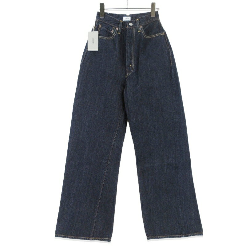 樂天商城 - 【中古】未使用 CIOTA シオタ ハイライズストレート デニムパンツ PTLM-28HIS-PIDNW ウィメンズ レディース ダークネイビー 24 5ポケットパンツ ジップフライ High rise Straight 5 Pocket Pants 13.5oz 99000623
