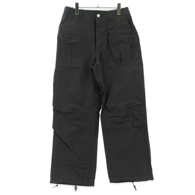 樂天商城 - 【中古】未使用 SASSAFRAS ササフラス Overgrown Fatigue Pants 60/40 SF-252284 ファティーグパンツ ボタンフライ ブラック 黒 S ワークパンツ メンズ 99000627