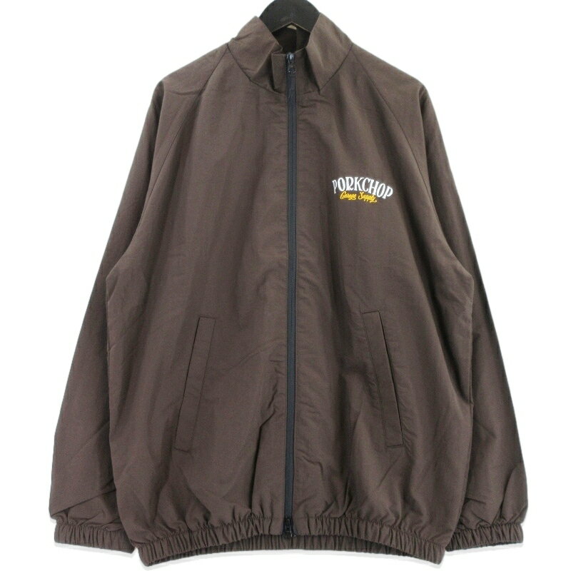 【中古】未使用 PORKCHOP GARAGE SUPPLY ポークチョップガレージサプライ ナイロンジャケット PORK BACK NYLON JKT ブラウン M ポークバックナイロン ジャケット メンズ 99000652