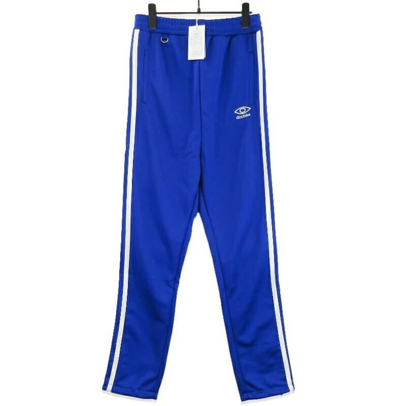 樂天商城 - 【中古】未使用 doublet ダブレット INVISIBLE TRACK PANTS 23SS42PT231 トラックパンツ 裾ジップ BLUE Sメンズ 71015379