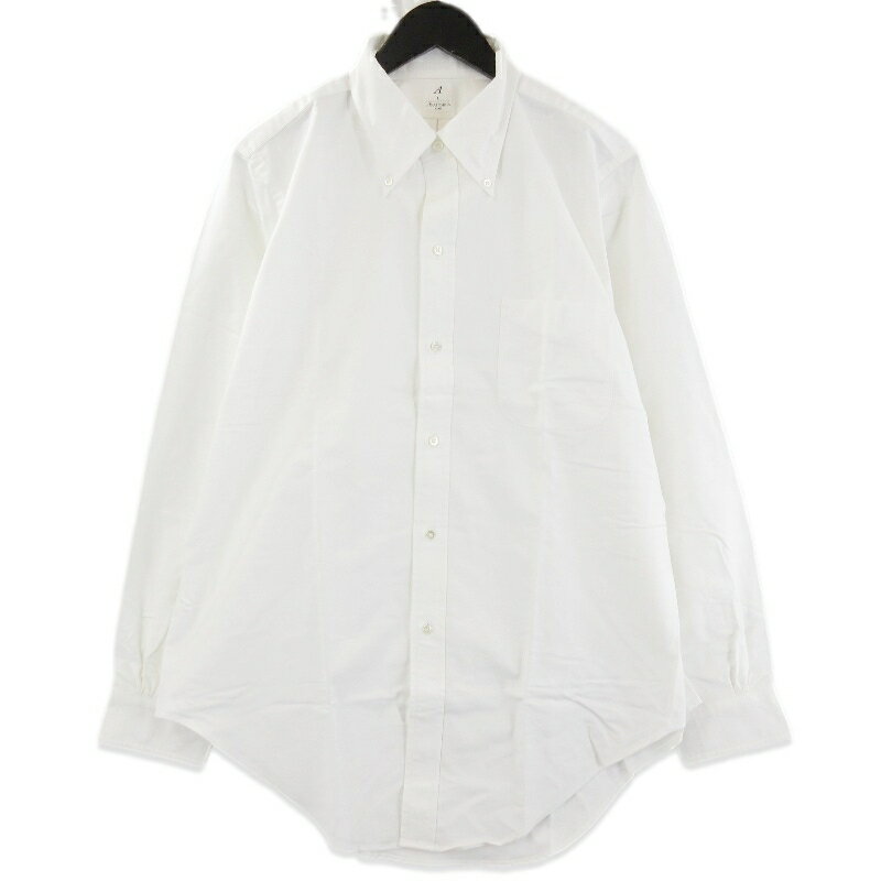 Rakuten - 【中古】美品 ANATOMICA アナトミカ 長袖シャツ 530-582-34 オックスフォード ボタンダウンシャツ ホワイト 白 Lメンズ 71015390