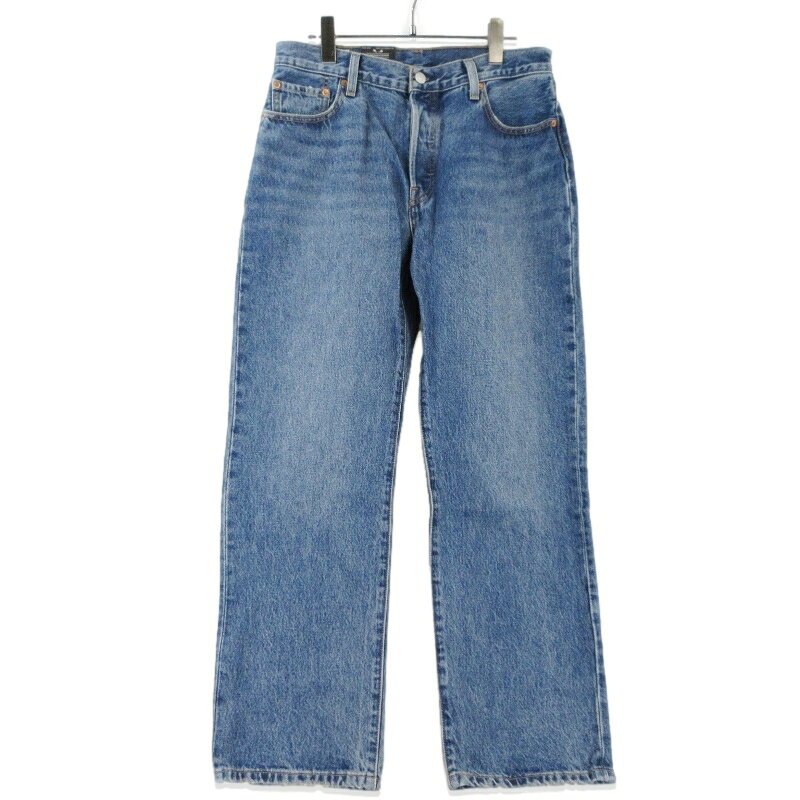 樂天商城 - 【中古】未使用 Levis × BIOTOP リーバイス デニムパンツ 501 '90EX ストレート コットン ボタンフライ インディゴ 29/30 メンズ 99000662