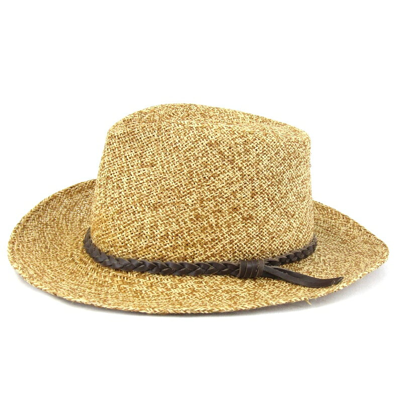 樂天商城 - 【中古】Homero Ortega オメロオルテガ パナマハット TOQUILLA トキヤ ストローハット ナチュラル L 帽子 30013335