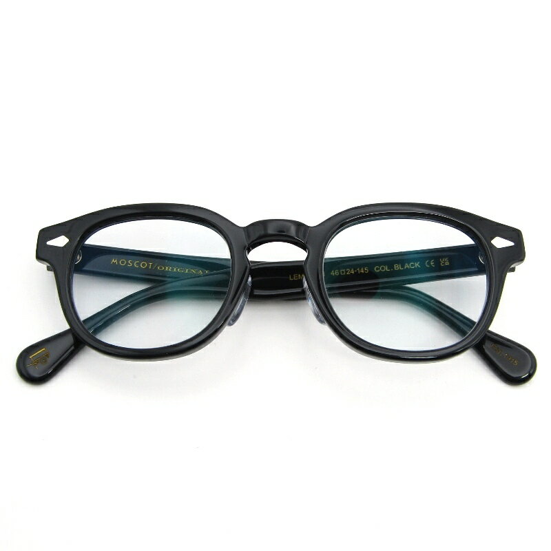 樂天商城 - 【中古】MOSCOT モスコット メガネフレーム LEMTOSH 46 度入り 中国製 レムトッシュ ボスリントン ボストン/ウェリントン BLACK メガネ 眼鏡 サングラス 54000728