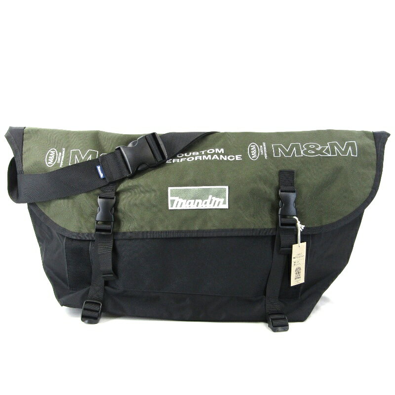樂天商城 - 【中古】美品 M&M CUSTOM PERFORMANCE エムアンドエム メッセンジャーバッグ 25MMG12 MESSENGER BAG ショルダーバッグ オリーブバッグ 鞄 61005225