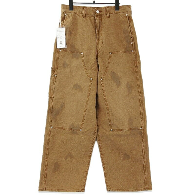 Rakuten - 【中古】未使用 JIEDA ジエダ DUCK DOUBLE KNEE PANTS Jie-25W-PT04-A ダブルニー ワークパンツ ピグメント加工 日本製 ブラウン 2メンズ 71015433