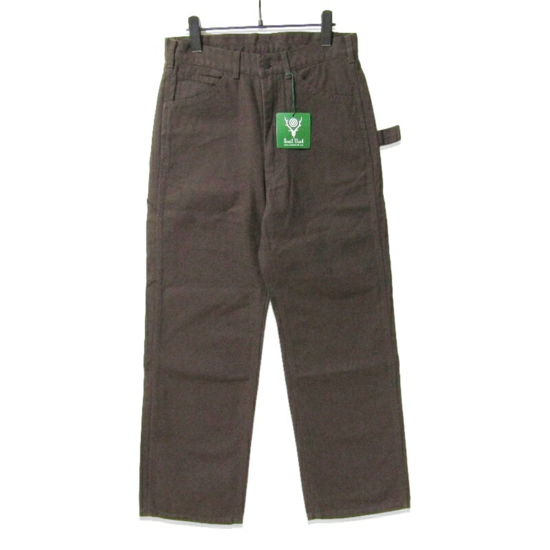 樂天商城 - 【中古】未使用 South2 West8 サウスツーウエストエイト ペインターパンツ NS752 Painter Pant 11.5oz Cotton Canvas ブラウン Sワークパンツメンズ 27113270