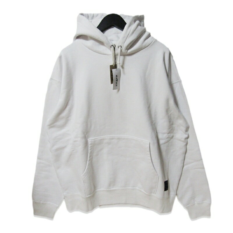 樂天商城 - 【中古】未使用 MASSES × M&M CUSTOM PERFORMANCE マシス HOODED HELL 25MM-MASSES-05 エムアンドエム ホワイト 白 Mプルオーバーパーカー プリントメンズ 27113272
