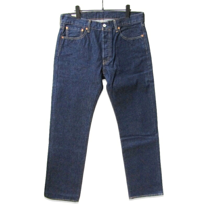 樂天商城 - 【中古】美品 Levis リーバイス デニムパンツ PC9-0040K-0000 501 Right-on限定 ボタンフライ セルビッチ ストレート インディゴ 33メンズ 27113283