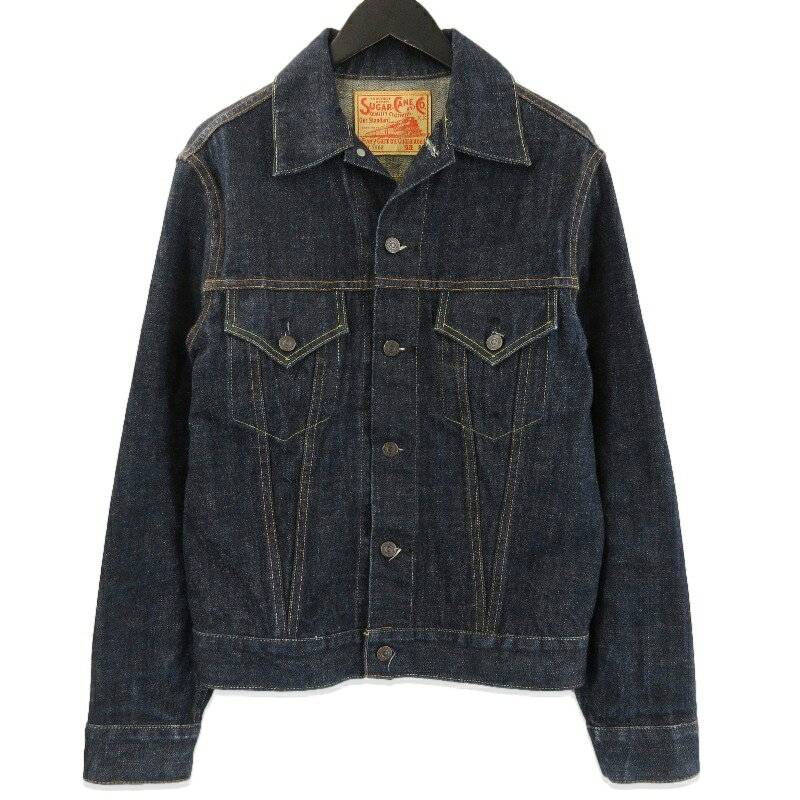 樂天商城 - 【中古】SUGAR CANE シュガーケーン デニムジャケット SC11962 14oz. DENIM JACKET 1962 MODEL 3rd インディゴ 38メンズ 71015451